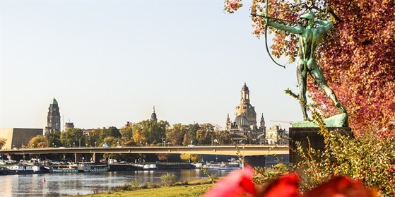 Foto von Elbsilhouette Dresden