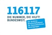 Logo von Notruf-Nummer 116117