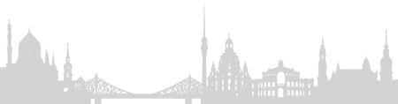 Illustration Dresden Silhouette